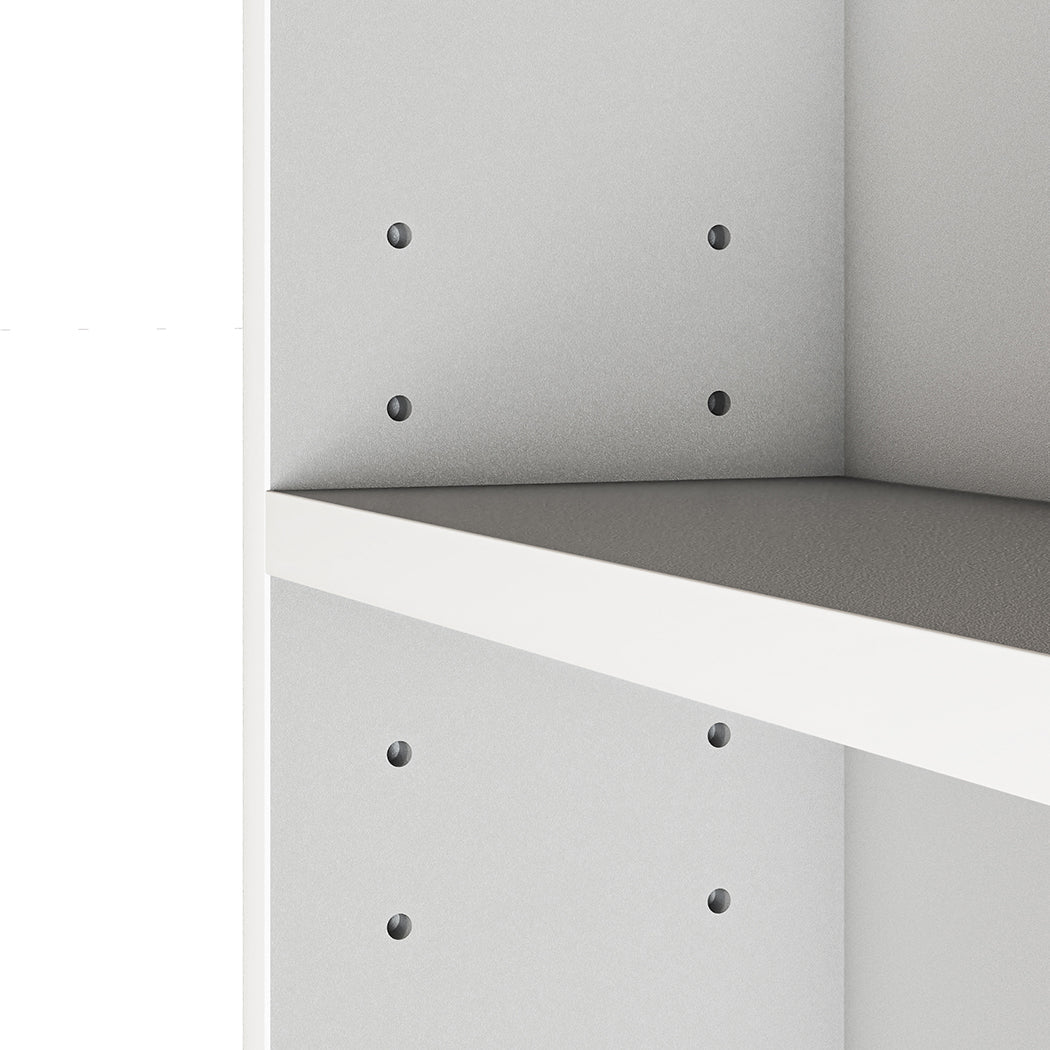 Bathroom Mirror Cabinet 75CM with 5X Magnifying Mirror & Soft - Close Hinges - White - Rivercity House & Home Co. (ABN 18 642 972 209) - Affordable Modern Furniture Australia