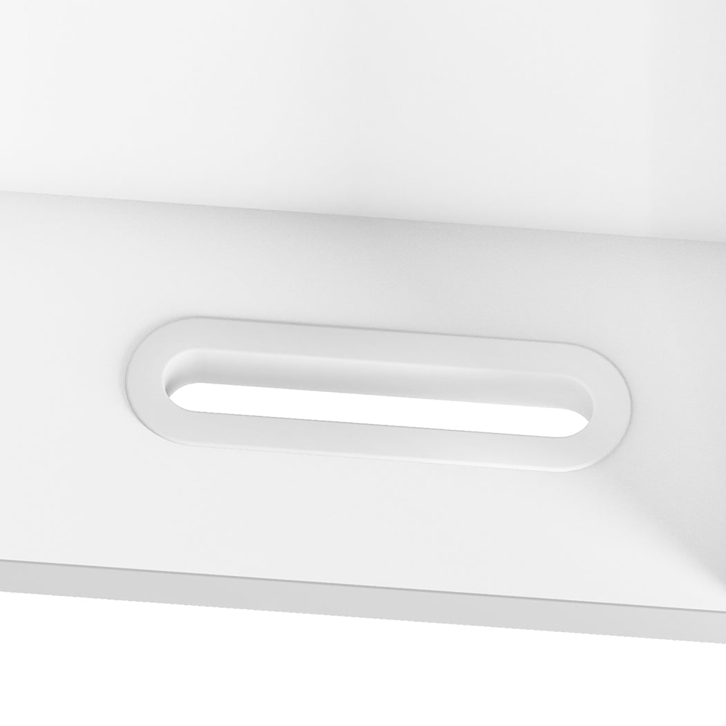 Bathroom Mirror Cabinet 75CM with 5X Magnifying Mirror & Soft - Close Hinges - White - Rivercity House & Home Co. (ABN 18 642 972 209) - Affordable Modern Furniture Australia