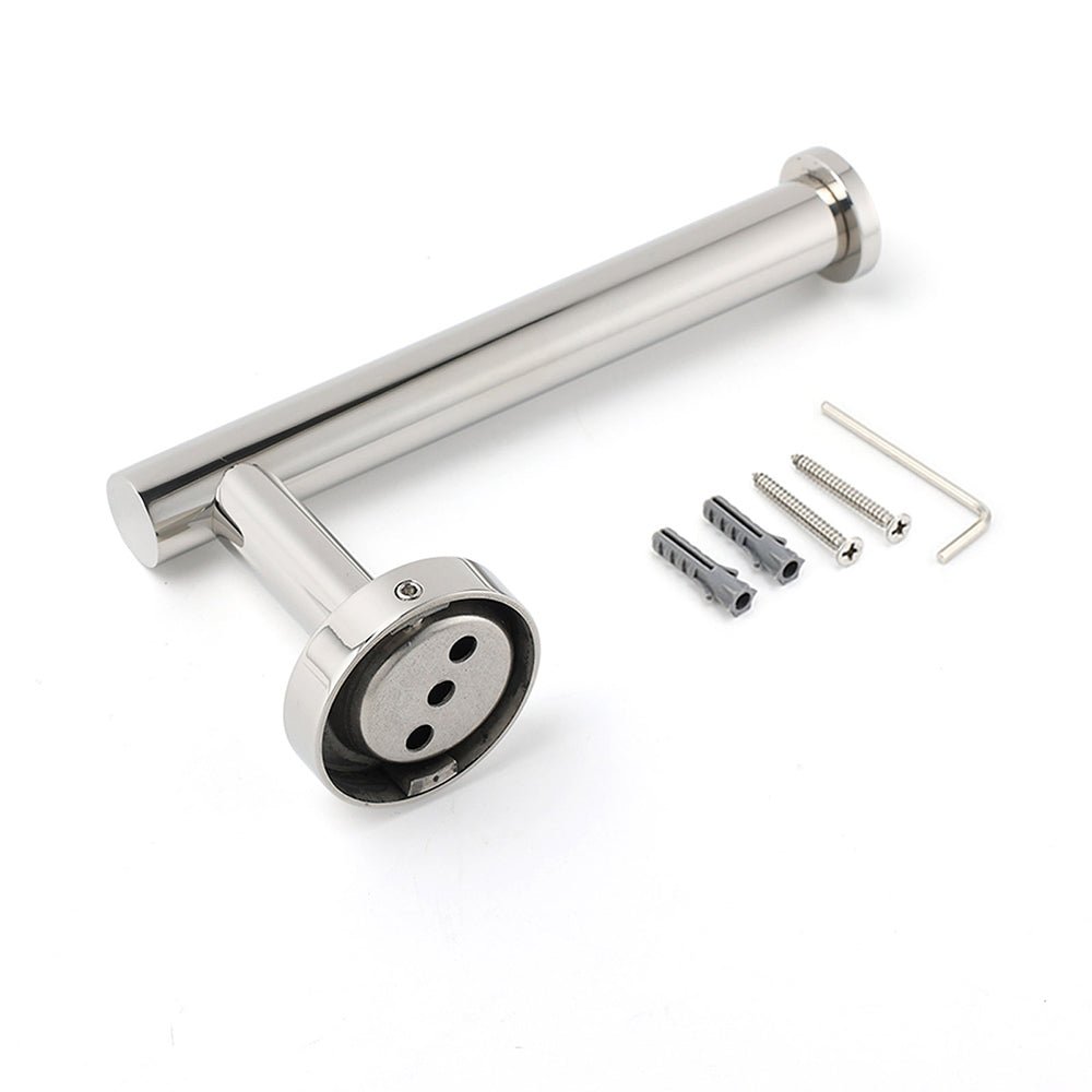 Bathroom Mirror Chrome Stainless Steel Toilet Paper Roll Tissue Holder Rack Kit - Home & Garden > Bathroom Accessories > Shower Accessories - Rivercity House & Home Co. (ABN 18 642 972 209) - Affordable Modern Furniture Australia