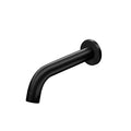 Wall-Mounted Round Bathroom Mixer Bath Spout Tap - Black