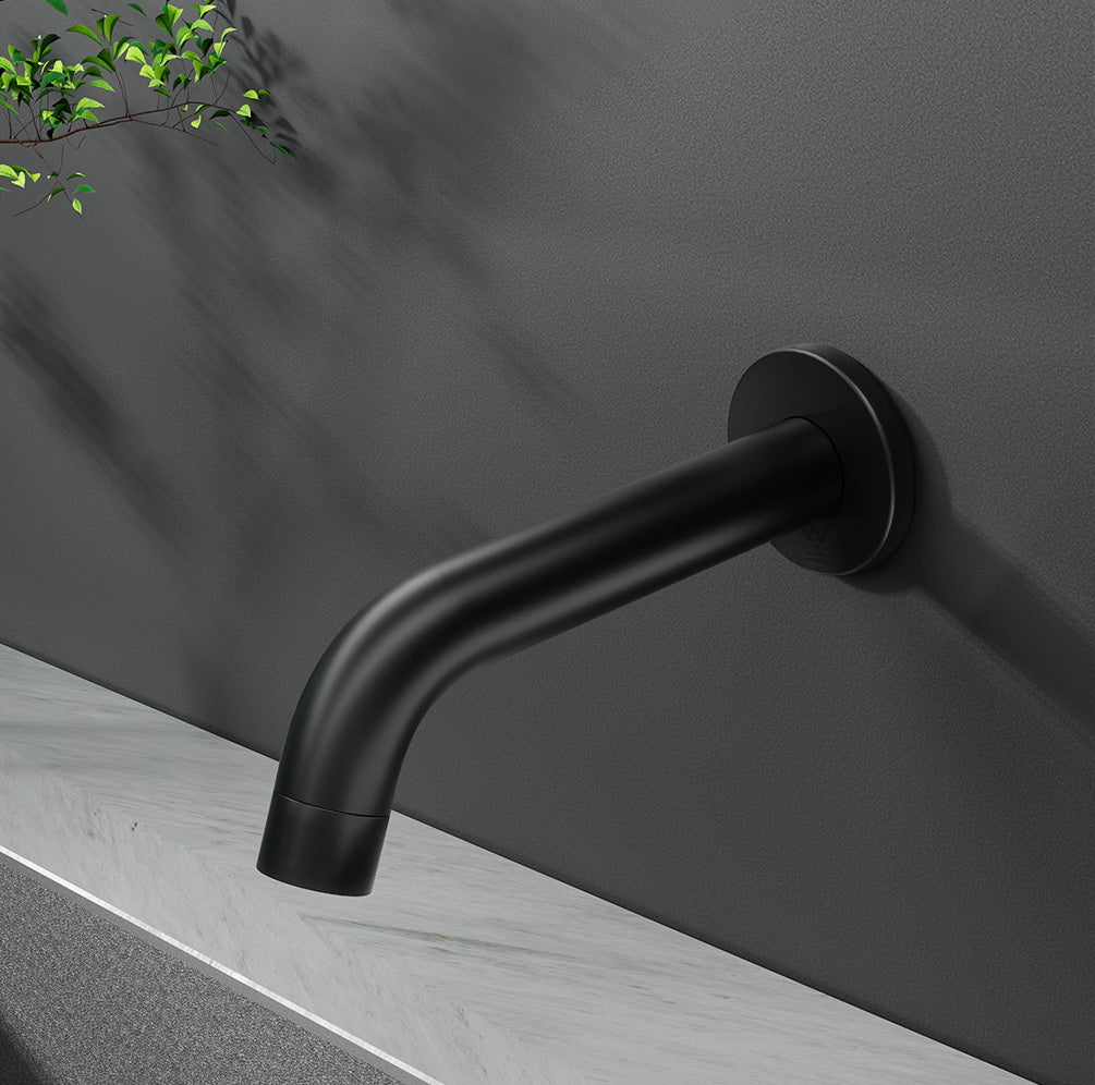 Bathroom Mixer Spout Wall Bath Tap Round Shower Bathtub Black - Home & Garden > Bathroom Accessories > Shower Accessories - Rivercity House & Home Co. (ABN 18 642 972 209) - Affordable Modern Furniture Australia