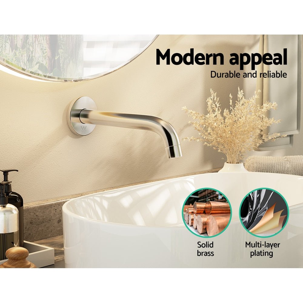 Bathroom Mixer Spout Wall Bath Tap Round Shower Bathtub Chrome - Home & Garden > Bathroom Accessories > Shower Accessories - Rivercity House & Home Co. (ABN 18 642 972 209) - Affordable Modern Furniture Australia