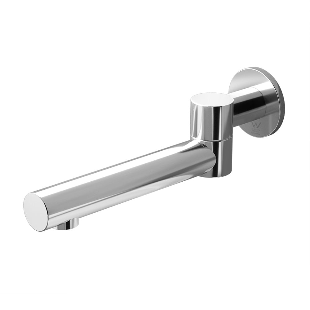 Bathroom Mixer Spout Wall Bath Tap Round Swivel Bathtub Chrome - Furniture > Bathroom > Tap & Sink Accessories - Rivercity House & Home Co. (ABN 18 642 972 209) - Affordable Modern Furniture Australia