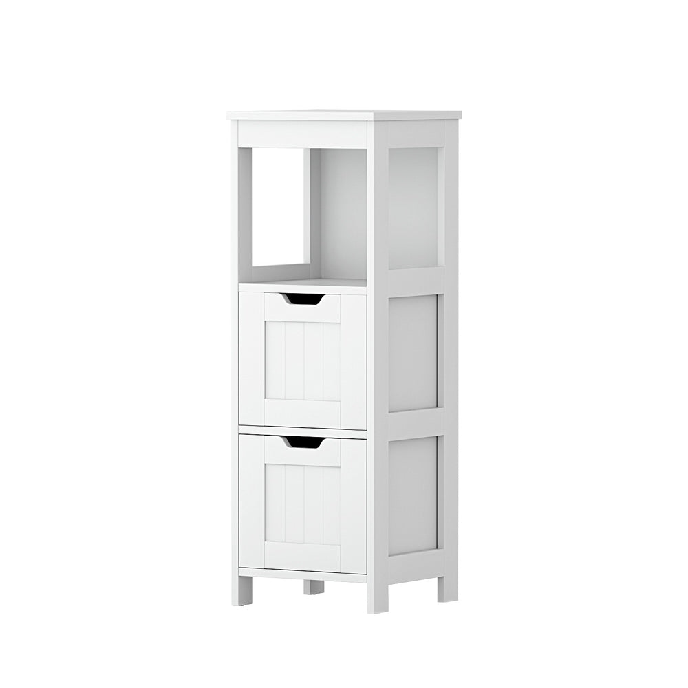 Bathroom Storage Cabinet 89cm Floor Toilet Drawer Bedroom Organizer Standing White - Furniture > Bathroom > Bathroom Cabinets, Cupboards & Storage - Rivercity House & Home Co. (ABN 18 642 972 209) - Affordable Modern Furniture Australia