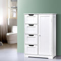 Bathroom Tallboy Storage Cabinet - White