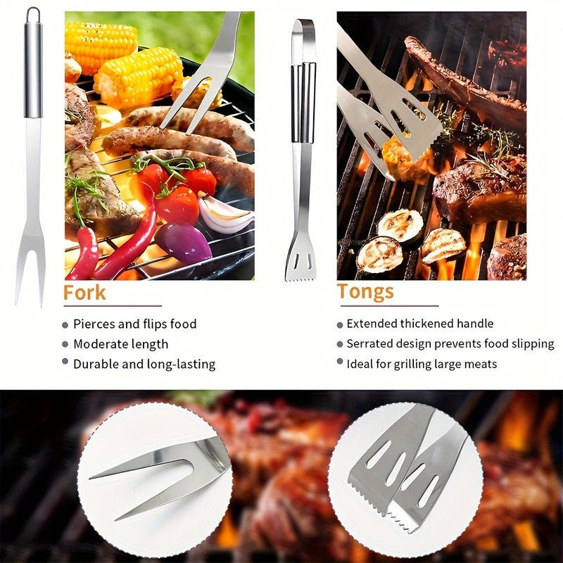 BBQ Grill Accessories Set (17pcs) - Appliances > Kitchen Appliances > Cooktops & Stoves - Rivercity House & Home Co. (ABN 18 642 972 209) - Affordable Modern Furniture Australia