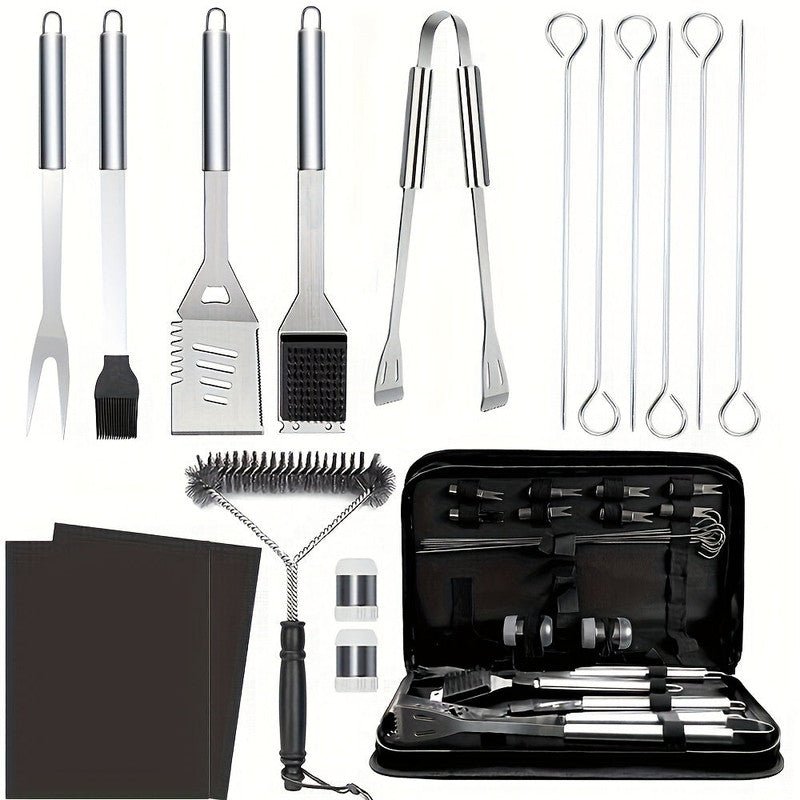 BBQ Grill Accessories Set (17pcs) - Appliances > Kitchen Appliances > Cooktops & Stoves - Rivercity House & Home Co. (ABN 18 642 972 209) - Affordable Modern Furniture Australia