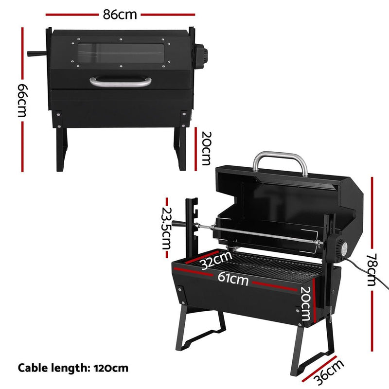 BBQ Grill Charcoal Electric Smoker Roaster - Home & Garden > BBQ - Rivercity House & Home Co. (ABN 18 642 972 209) - Affordable Modern Furniture Australia