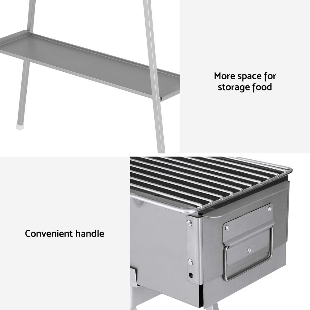 BBQ Grill Charcoal Smoker Barbecue Portable - Home & Garden > BBQ - Rivercity House & Home Co. (ABN 18 642 972 209) - Affordable Modern Furniture Australia
