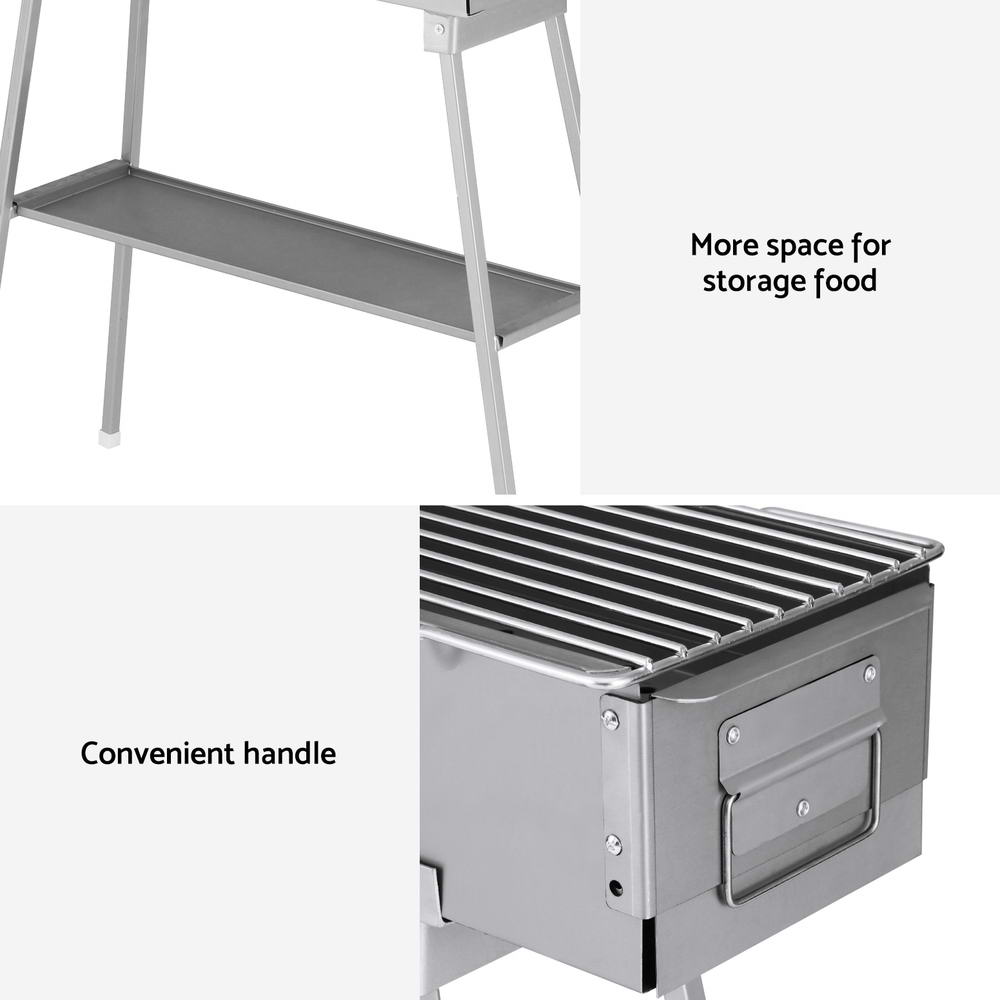 BBQ Grill Charcoal Smoker Portable Barbecue - Home & Garden > BBQ - Rivercity House & Home Co. (ABN 18 642 972 209) - Affordable Modern Furniture Australia