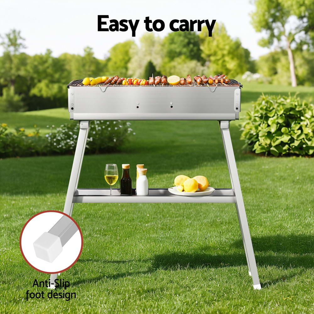 BBQ Grill Charcoal Smoker Portable Barbecue - Home & Garden > BBQ - Rivercity House & Home Co. (ABN 18 642 972 209) - Affordable Modern Furniture Australia