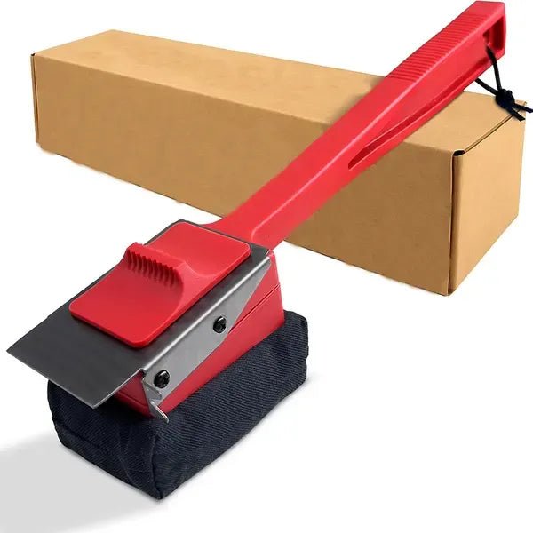 BBQ Grill Cleaning Sponge with Dual Handles Heat-Resistant for Warm Grill Grates - Red - Home & Garden > BBQ > BBQ Cleaning - Rivercity House & Home Co. (ABN 18 642 972 209) - Affordable Modern Furniture Australia