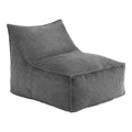 Bean Bag Chair Cover (No Filler) Soft Corduroy Stuffed Animal Storage Bean Bag Cover for Adults, Washable Lazy Sofa Cover for Living Room Bedroom, Grey