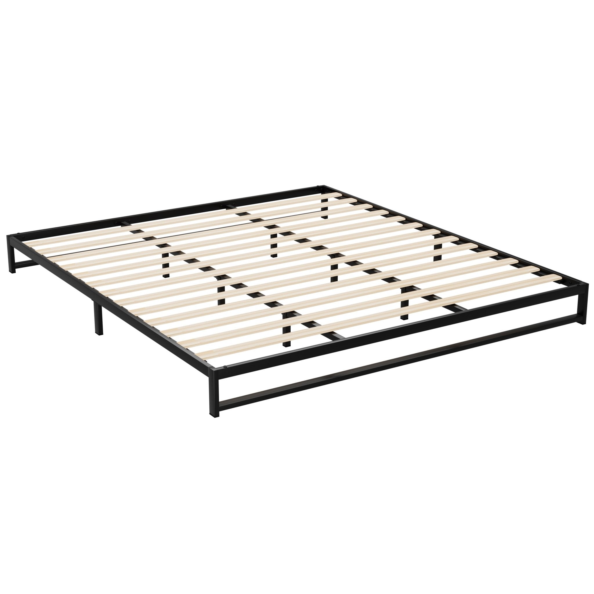 Bed Frame King Size Metal BERU - Furniture > Bedroom > Beds & Bed Frames - Rivercity House & Home Co. (ABN 18 642 972 209) - Affordable Modern Furniture Australia