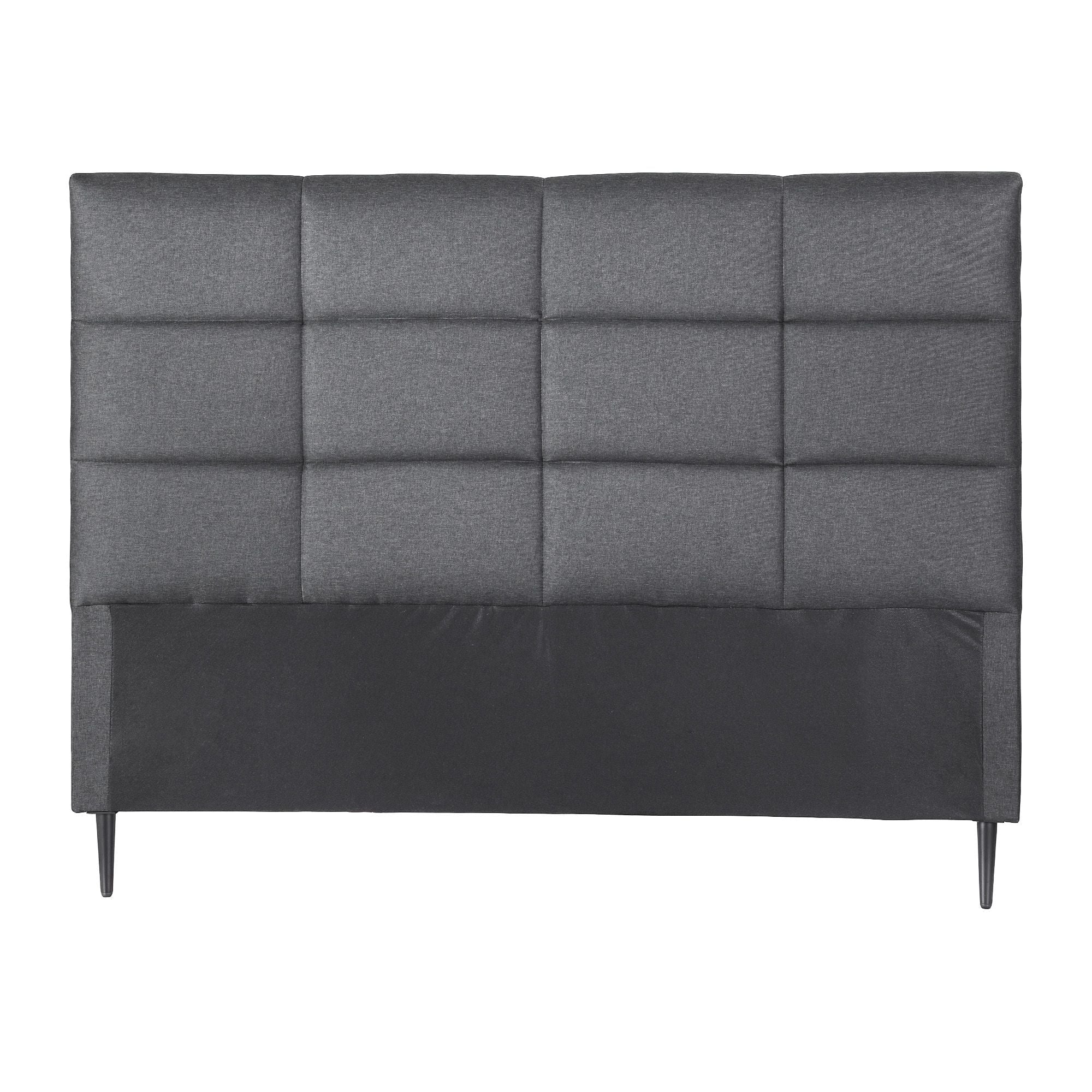 Bed Headboard Double Bedhead Linen Fabric Charcoal - Furniture > Bedroom > Headboards - Rivercity House & Home Co. (ABN 18 642 972 209) - Affordable Modern Furniture Australia