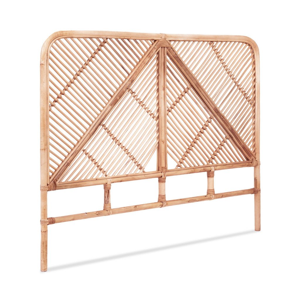 Bed Headboard Double Bedhead Rattan - FRED Pine - Furniture > Bedroom > Headboards - Rivercity House & Home Co. (ABN 18 642 972 209) - Affordable Modern Furniture Australia