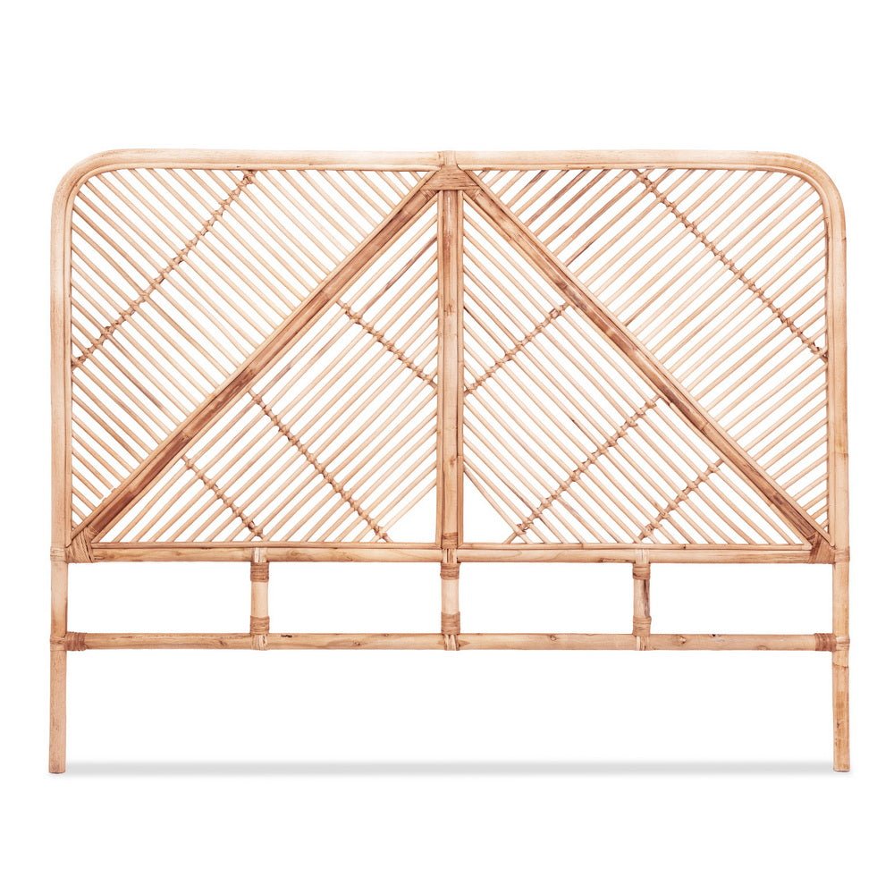Bed Headboard Double Bedhead Rattan - FRED Pine - Furniture > Bedroom > Headboards - Rivercity House & Home Co. (ABN 18 642 972 209) - Affordable Modern Furniture Australia