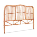 NERO Double Rattan Bed Headboard - Pine
