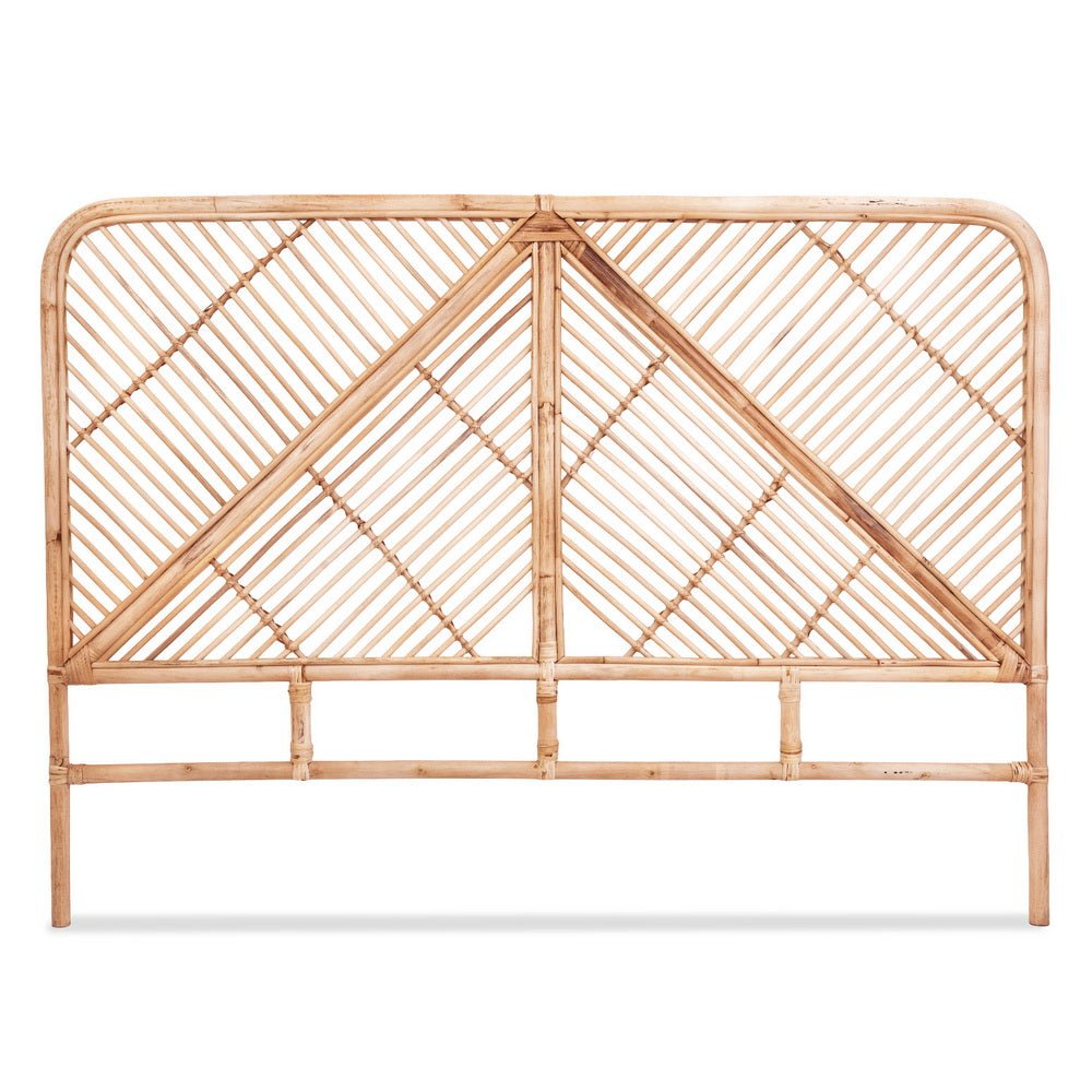 Bed Headboard Queen Bedhead Rattan - FRED Pine - Furniture > Bedroom > Headboards - Rivercity House & Home Co. (ABN 18 642 972 209) - Affordable Modern Furniture Australia