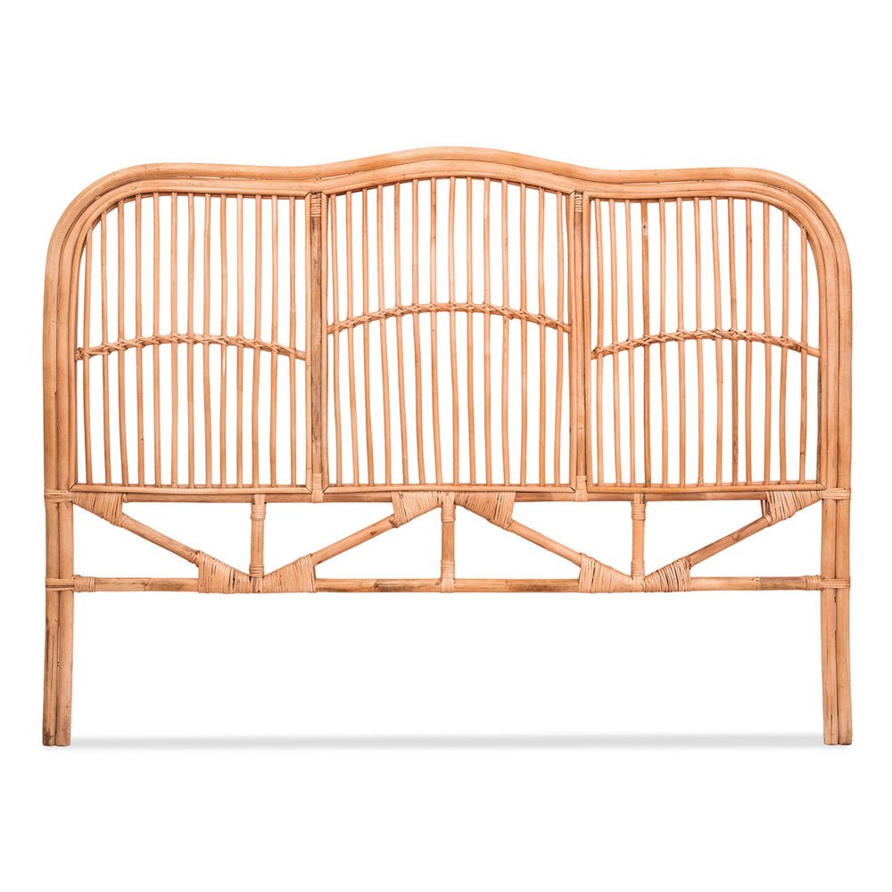 Bed Headboard Queen Bedhead Rattan - NERO Pine - Furniture > Bedroom > Headboards - Rivercity House & Home Co. (ABN 18 642 972 209) - Affordable Modern Furniture Australia