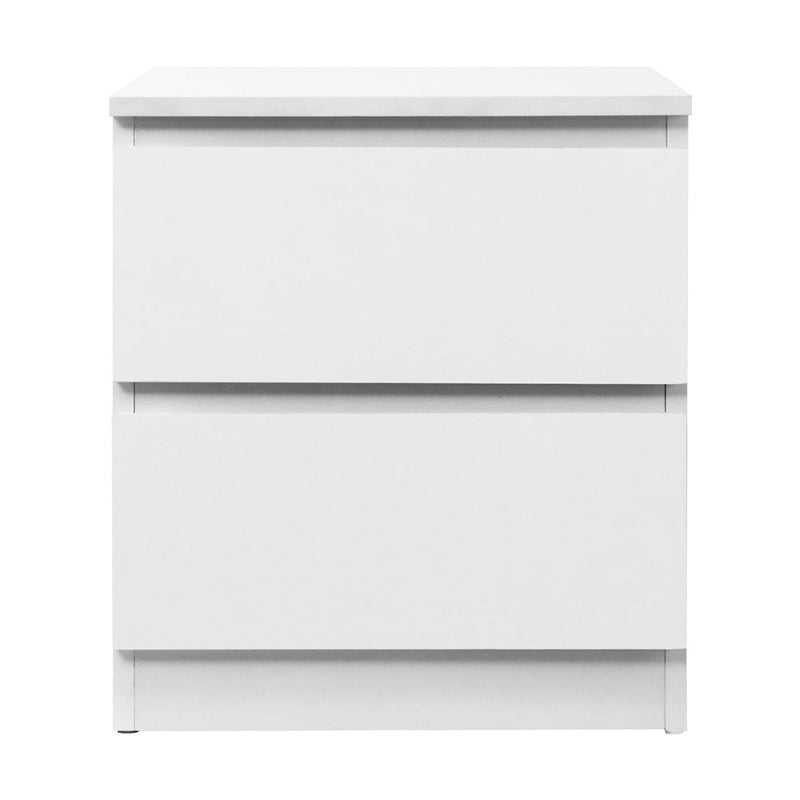 Bedside Table Cabinet Lamp Side Tables Drawers Nightstand Unit White - Furniture > Bedroom - Rivercity House & Home Co. (ABN 18 642 972 209) - Affordable Modern Furniture Australia