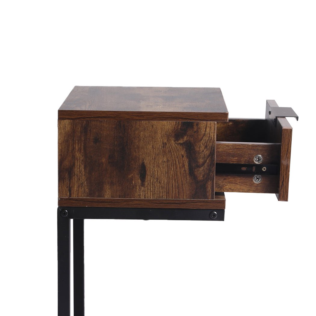 Bedside Tables Side End Table - Rivercity House & Home Co. (ABN 18 642 972 209) - Affordable Modern Furniture Australia