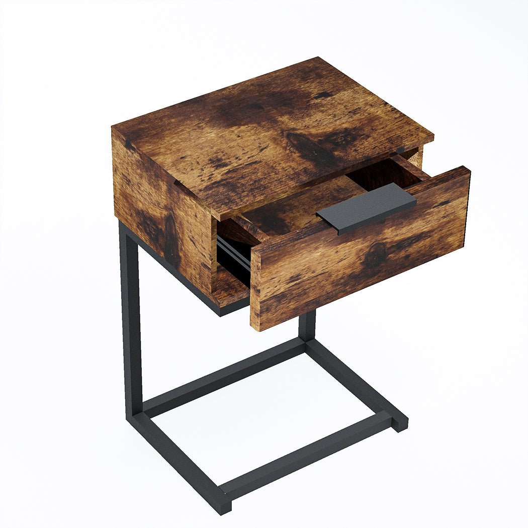Bedside Tables Side End Table - Rivercity House & Home Co. (ABN 18 642 972 209) - Affordable Modern Furniture Australia