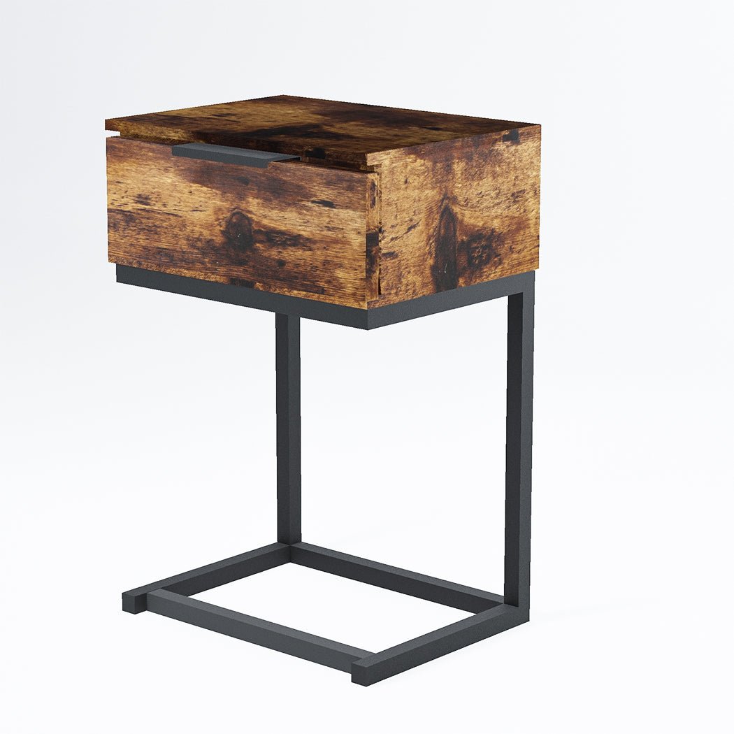 Bedside Tables Side End Table - Rivercity House & Home Co. (ABN 18 642 972 209) - Affordable Modern Furniture Australia