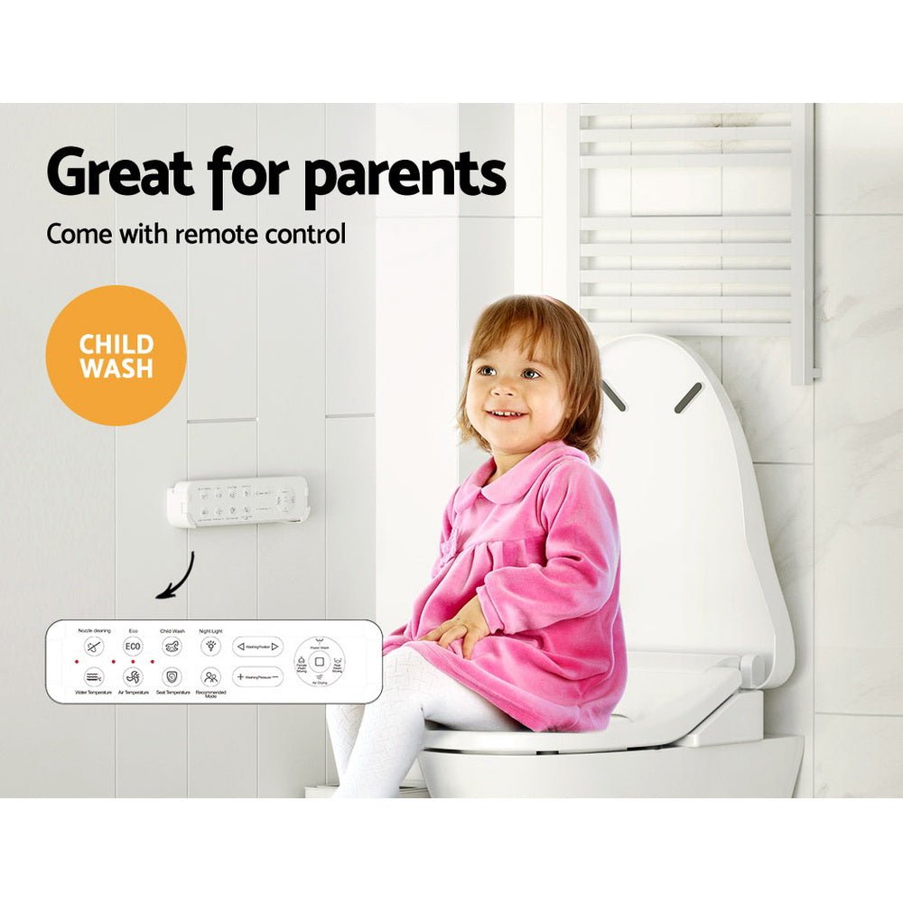 Bidet Electric Toilet Seat Cover Remote Control - Home & Garden > Bathroom Accessories > Toilet & Bidet Accessories - Rivercity House & Home Co. (ABN 18 642 972 209) - Affordable Modern Furniture Australia