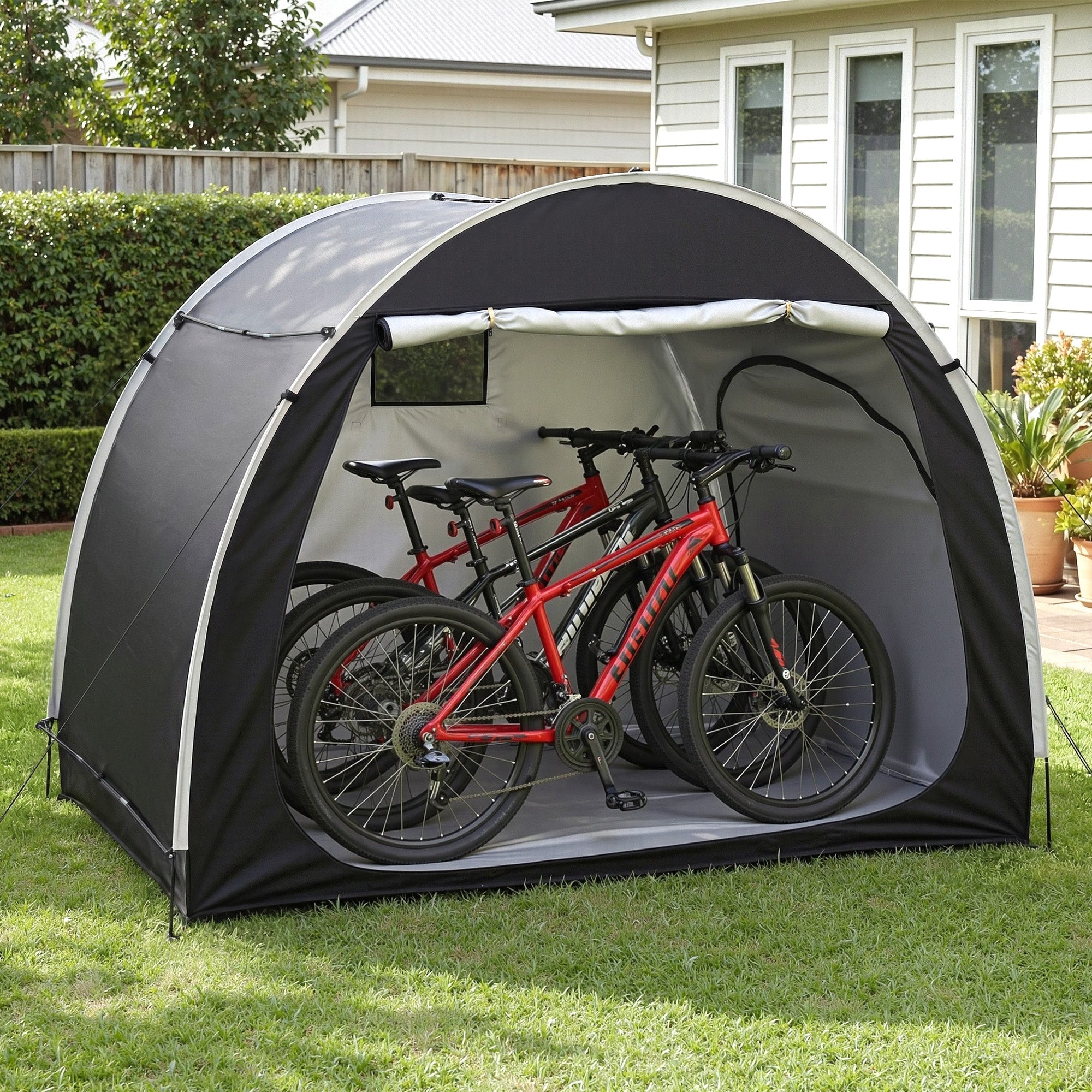 Bike Storage Tent Outdoor Waterproof UV Resistant Shelter w/ Ventilation - Home & Garden > Travel > Duffel Bags - Rivercity House & Home Co. (ABN 18 642 972 209) - Affordable Modern Furniture Australia