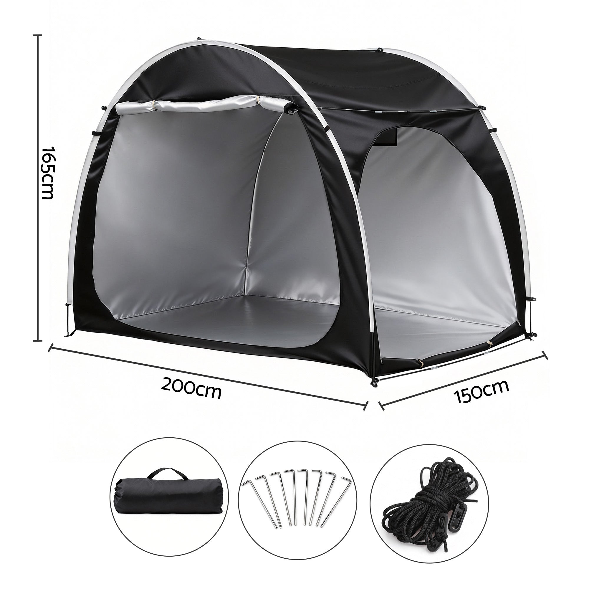 Bike Storage Tent Outdoor Waterproof UV Resistant Shelter w/ Ventilation - Home & Garden > Travel > Duffel Bags - Rivercity House & Home Co. (ABN 18 642 972 209) - Affordable Modern Furniture Australia