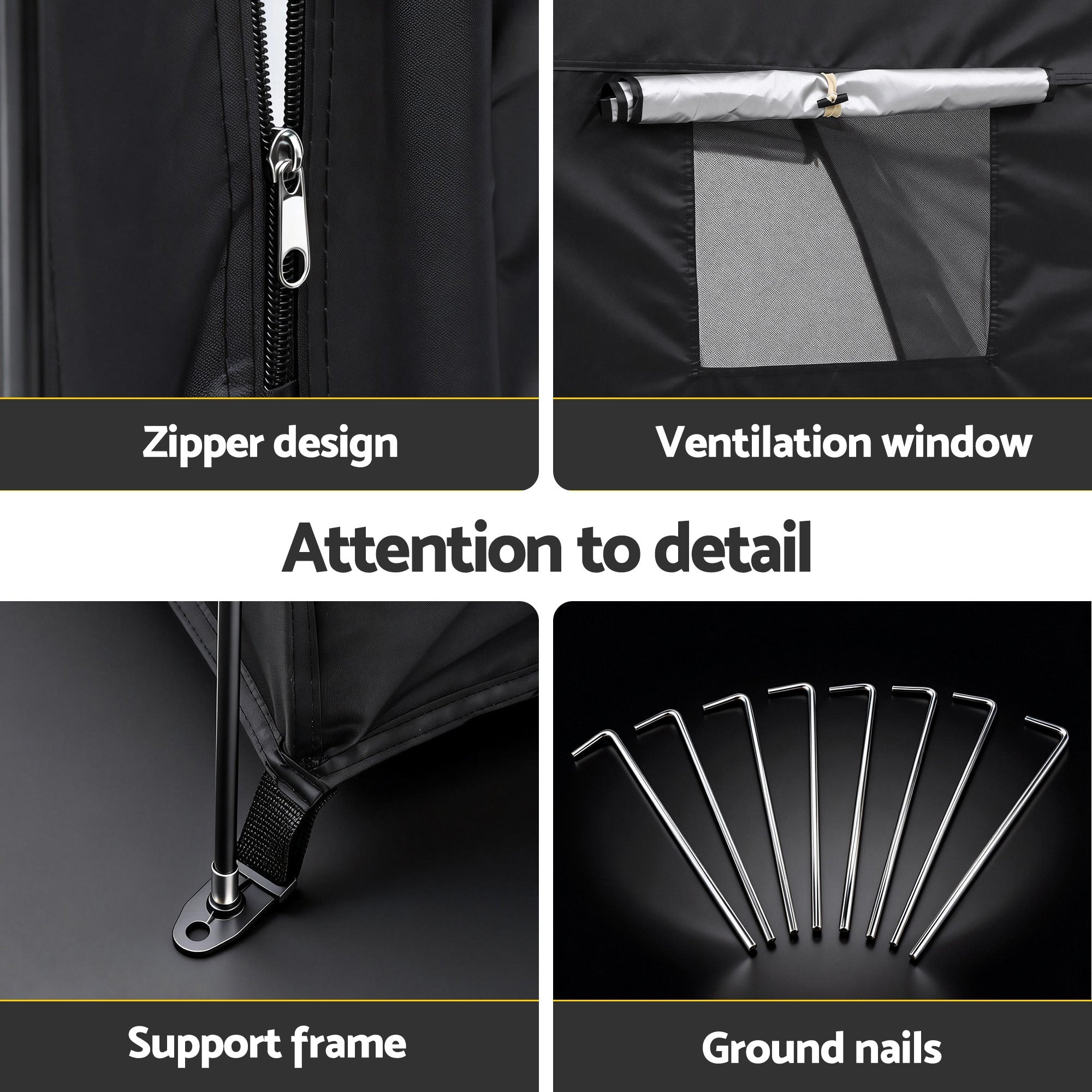 Bike Storage Tent Outdoor Waterproof UV Resistant Shelter w/ Ventilation - Home & Garden > Travel > Duffel Bags - Rivercity House & Home Co. (ABN 18 642 972 209) - Affordable Modern Furniture Australia