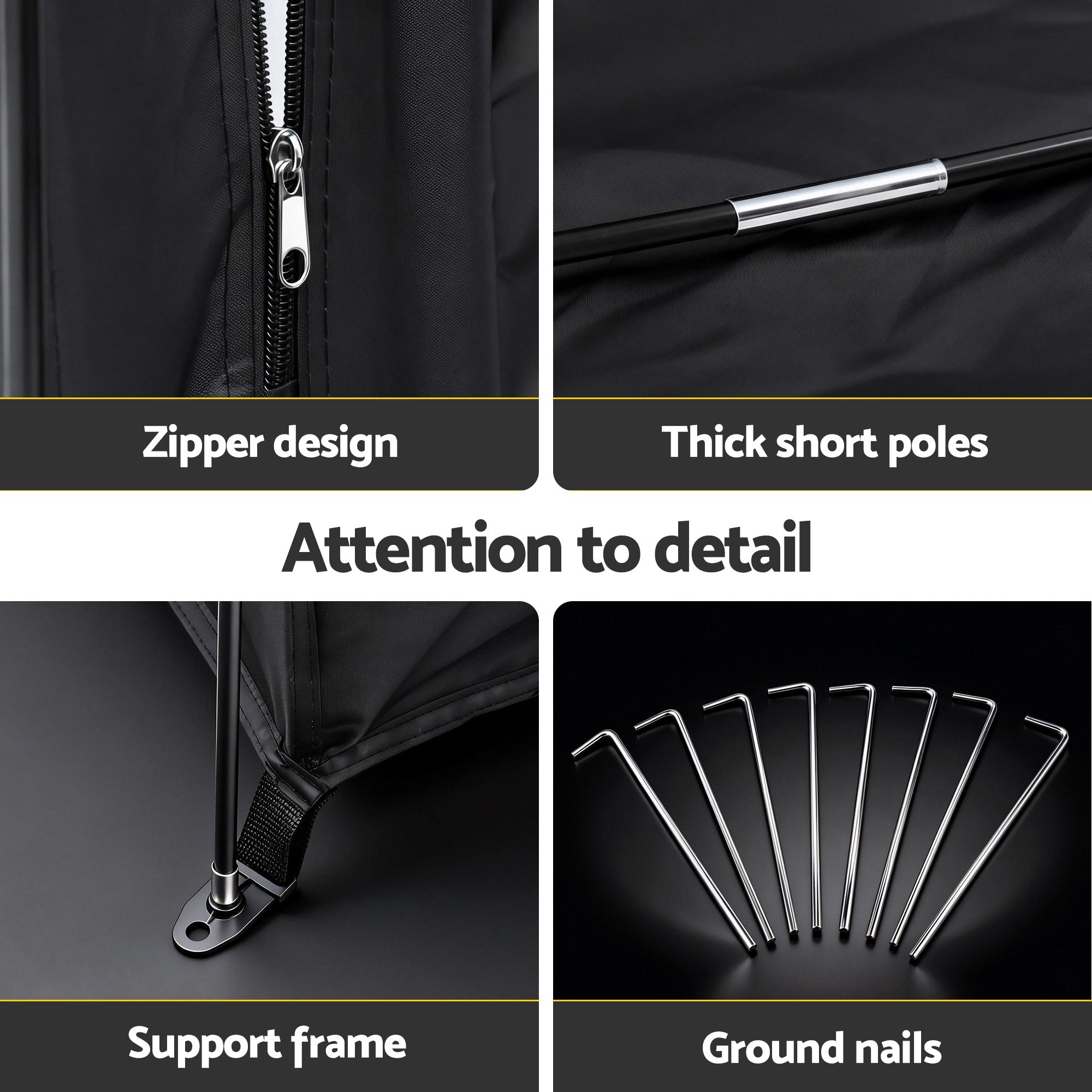 Bike Storage Tent Waterproof Outdoor UV Protection Shelter w/ Large Space - Home & Garden > Travel > Duffel Bags - Rivercity House & Home Co. (ABN 18 642 972 209) - Affordable Modern Furniture Australia
