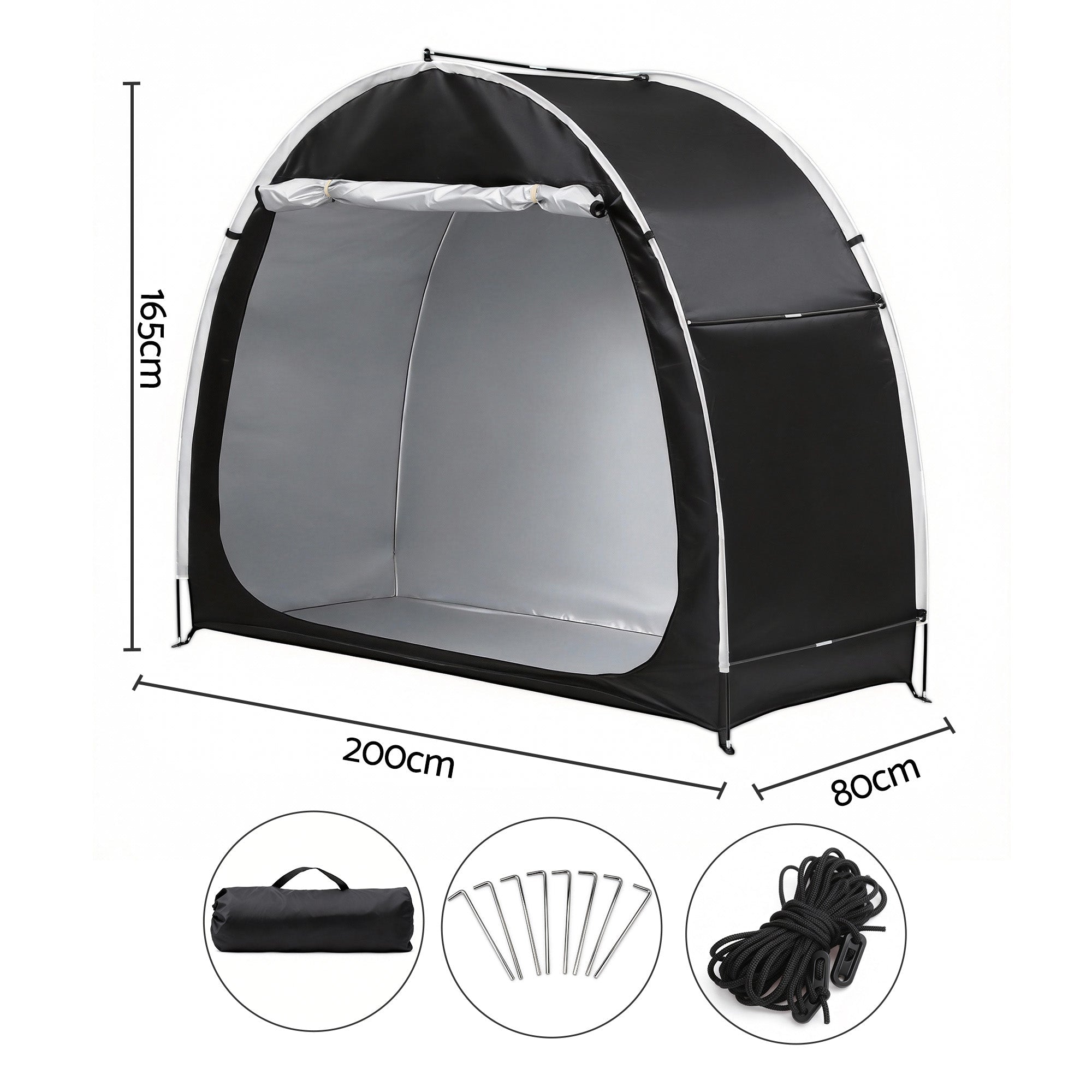 Bike Storage Tent Waterproof Outdoor UV Protection Shelter w/ Large Space - Home & Garden > Travel > Duffel Bags - Rivercity House & Home Co. (ABN 18 642 972 209) - Affordable Modern Furniture Australia
