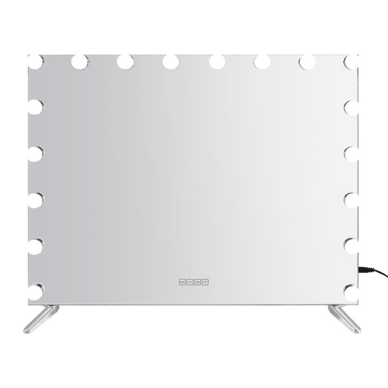 Bluetooth Makeup Mirror with Light Hollywood LED Wall Mounted Cosmetic - Health & Beauty > Makeup Mirrors - Rivercity House & Home Co. (ABN 18 642 972 209) - Affordable Modern Furniture Australia