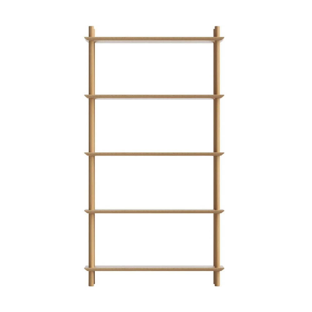 Bookshelf 5 Tiers Bookcase Display Shelves Wooden Storage Stand Rack Pine - Furniture > Living Room > Bookcases & Shelves - Rivercity House & Home Co. (ABN 18 642 972 209) - Affordable Modern Furniture Australia
