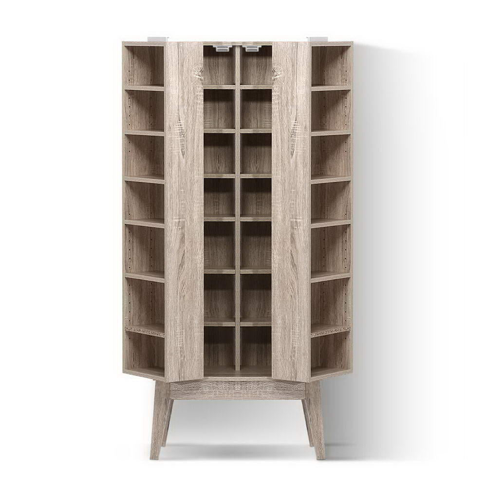 Bookshelf CD Storage Rack - BERG Oak - Furniture > Office - Rivercity House & Home Co. (ABN 18 642 972 209) - Affordable Modern Furniture Australia