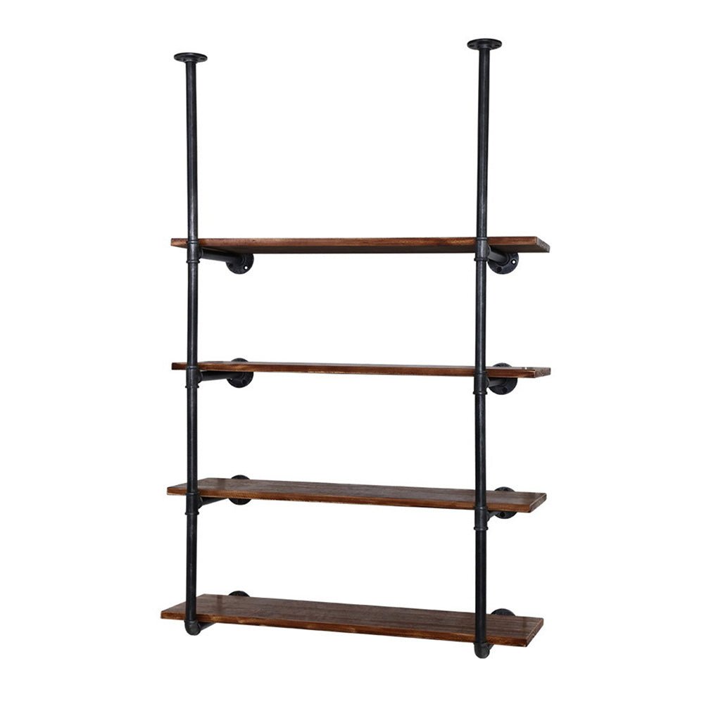 Bookshelf DIY Pipe Shelf 4 Tiers - INGE - Home & Garden > DIY - Rivercity House & Home Co. (ABN 18 642 972 209) - Affordable Modern Furniture Australia