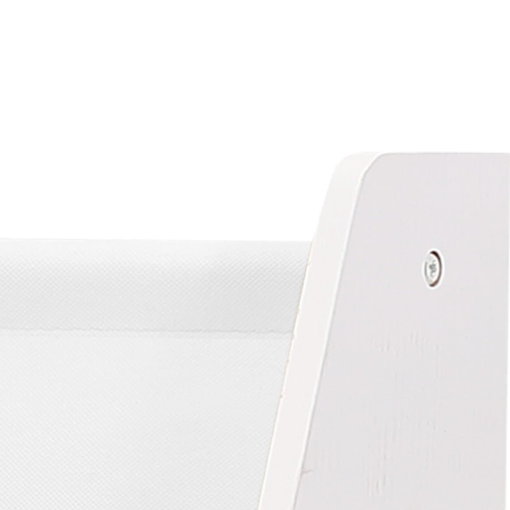 BoPeep Kids 4 - Tier Bookshelf Bookcase with Magazine Shelf - White - Rivercity House & Home Co. (ABN 18 642 972 209) - Affordable Modern Furniture Australia