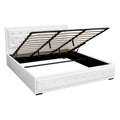 Bronte Storage King Bed Frame White