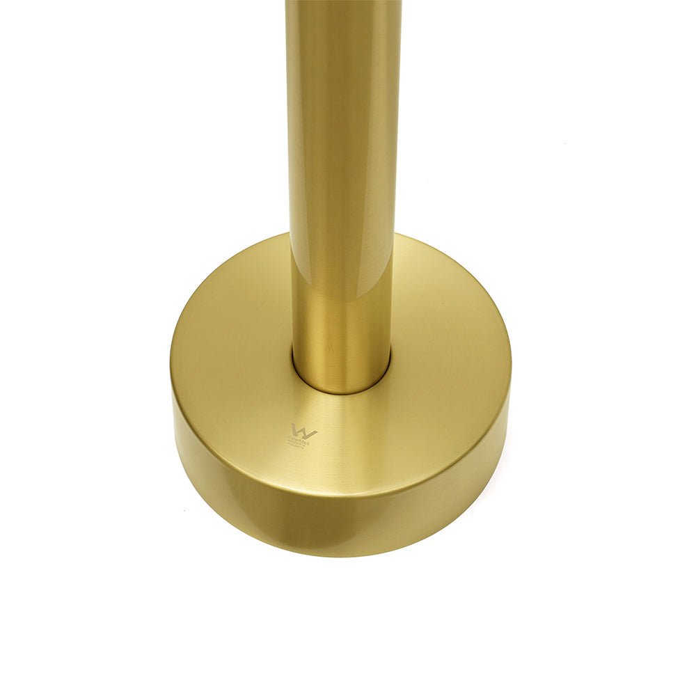 Brushed Gold Bath Tub Mixer Tap Free Standing Faucet Filler Spout Hot Cold Water - Furniture > Bathroom > Shower Heads & Screens - Rivercity House & Home Co. (ABN 18 642 972 209) - Affordable Modern Furniture Australia