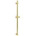 850mm Sliding Rail Bar with Swivel Handheld Shower Holder Kit - Brushed Gold Brass