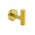 Stainless Steel Wall Mounted Bathroom Robe Hook Hanger Organiser - Brushed Gold