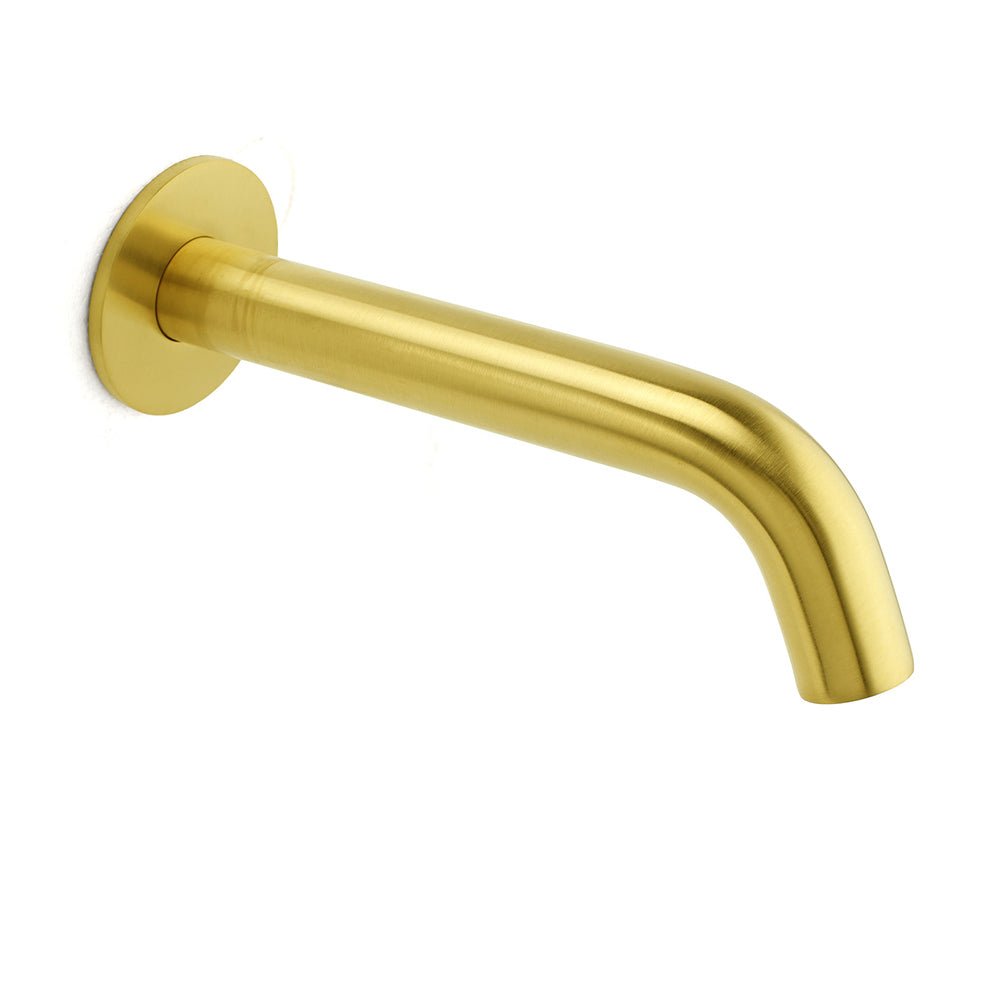 Brushed Gold Round Curve Bathtub Spout Stainless Steel Faucet Water Outlet Tap - Furniture > Bathroom > Shower Heads & Screens - Rivercity House & Home Co. (ABN 18 642 972 209) - Affordable Modern Furniture Australia