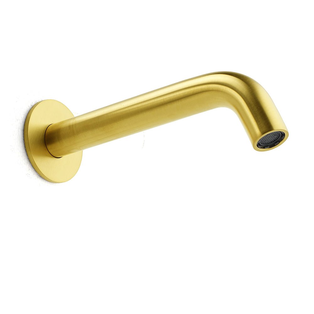 Brushed Gold Round Curve Bathtub Spout Stainless Steel Faucet Water Outlet Tap - Furniture > Bathroom > Shower Heads & Screens - Rivercity House & Home Co. (ABN 18 642 972 209) - Affordable Modern Furniture Australia