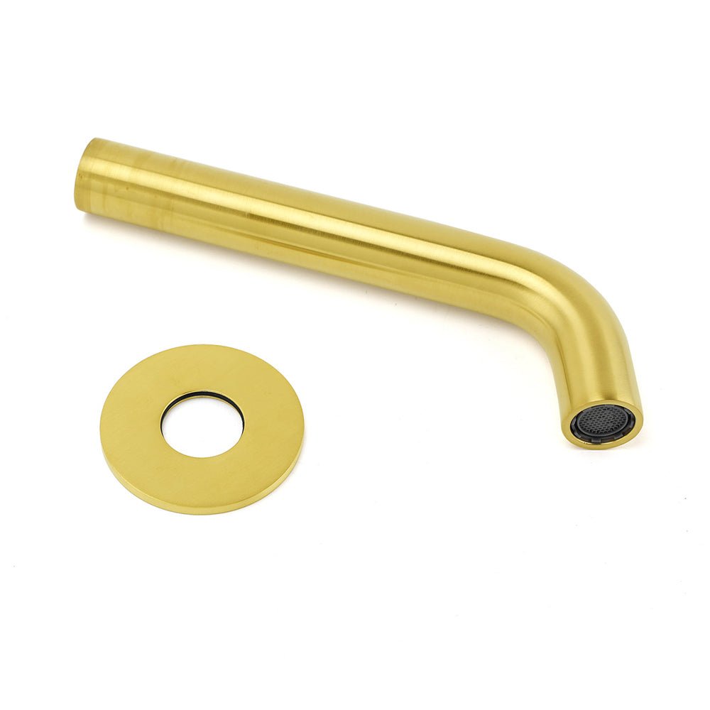 Brushed Gold Round Curve Bathtub Spout Stainless Steel Faucet Water Outlet Tap - Furniture > Bathroom > Shower Heads & Screens - Rivercity House & Home Co. (ABN 18 642 972 209) - Affordable Modern Furniture Australia