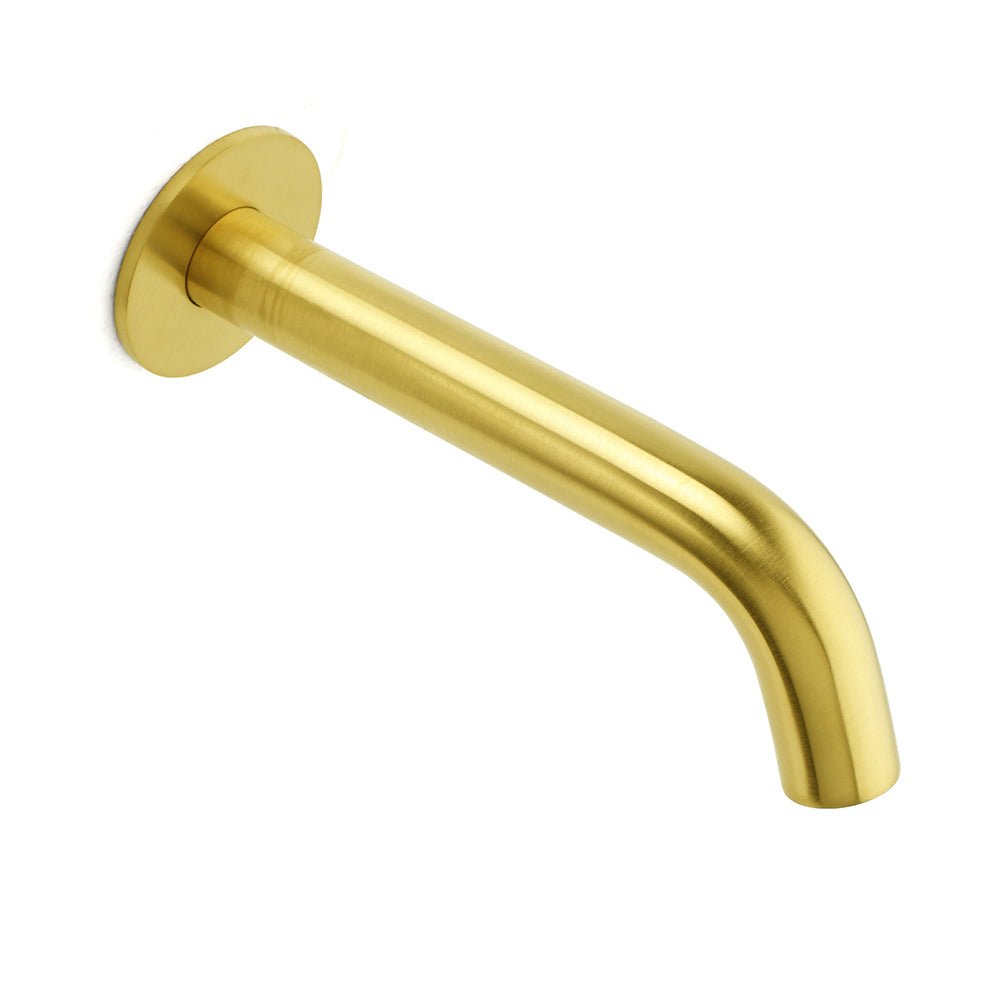 Brushed Gold Round Curve Bathtub Spout Stainless Steel Faucet Water Outlet Tap - Furniture > Bathroom > Shower Heads & Screens - Rivercity House & Home Co. (ABN 18 642 972 209) - Affordable Modern Furniture Australia