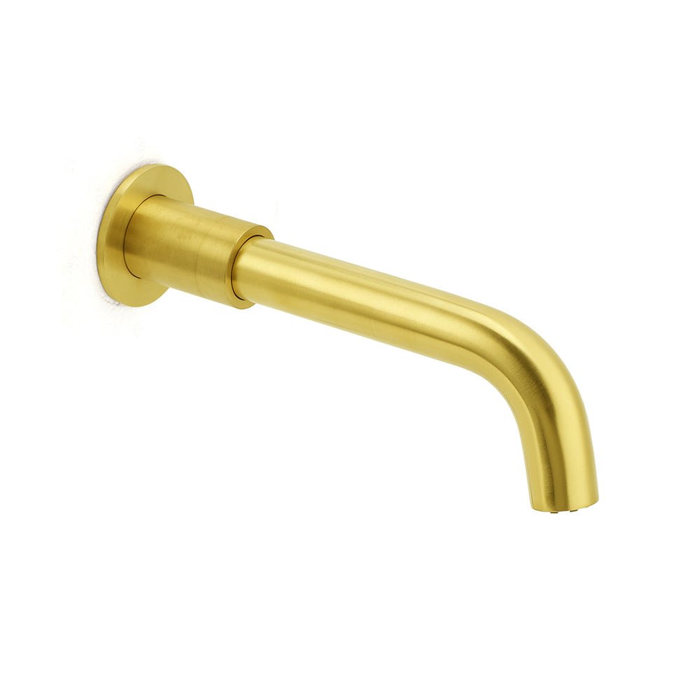 Brushed Gold Round Swivel Bathtub Spout Basin Faucet Bubble Water Outlet Curve - Furniture > Bathroom > Shower Heads & Screens - Rivercity House & Home Co. (ABN 18 642 972 209) - Affordable Modern Furniture Australia