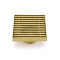 Smart Square 100mm Strip Fence Shower Floor Drain 50mm Waste - Brushed Gold