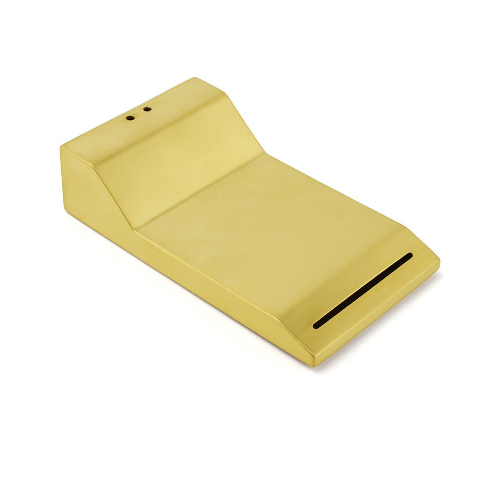 Brushed Gold Square Cubic Shower Bathtub Waterfall Spout Filler Outlet 1/2" End - Furniture > Bathroom > Shower Heads & Screens - Rivercity House & Home Co. (ABN 18 642 972 209) - Affordable Modern Furniture Australia